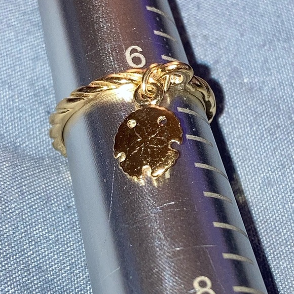 Gold  Charm Ring pick size and charm - Picture 12 of 16